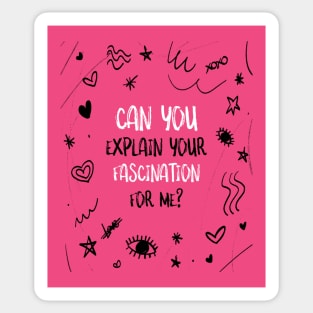 Obsessed Obsession Fascination Sticker